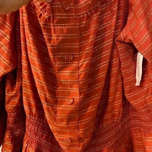 Lane Bryant Women's Boho Pullover Top Rust New size 22/24 - Picture 5 of 9